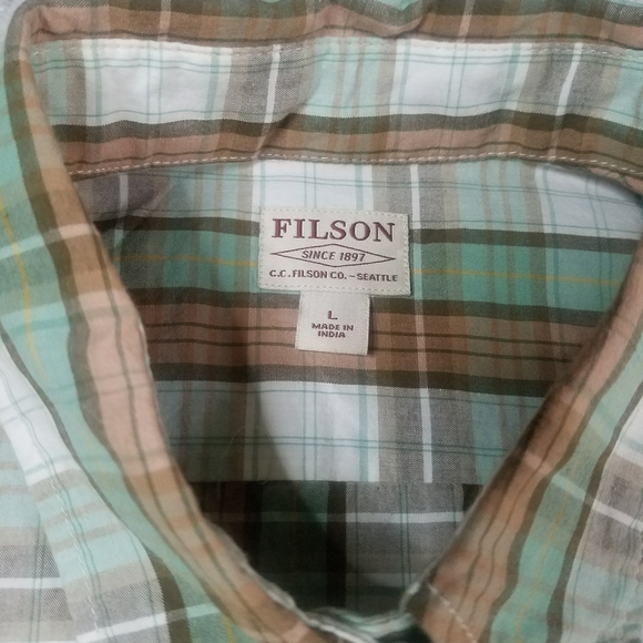 Filson Hyland Women's Button Down Size Large - Picture 4 of 5